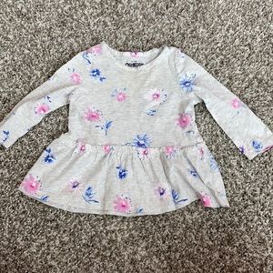 Osh Kosh Long Sleeve Flower Shirt
